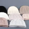 Fried Dough Twists motif tressé Fluffy Big caps Bonnet tricoté bonnet de ski Gros chapeau Angora cheveux de lapin y2k chapeau chaud Épais chapeau doux 231229