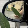 Other Interior Accessories 2Pcs Anti-Fog Anti-Glare Rainproof Car Tuning Rearview Mirror Trim Film Er Exterior Parts Glass Drop Deli Dhgfe