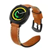 Tillbehör 20mm eller 22mm Handmade Line äkta läderklockbandband för Samsung Gear S3 S2 Classic Sport Huawei Watch 2 Pro Fhxby