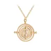 24 Pcs Lot Selling 2 8 cm Diameter Time Turner Necklace Movie Jewelry Rotating Hourglass Pendant Bulk Whole 220228246N