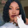 Wigs Honrin Hair Short Bob Curly Lace Front Wig Brazilian Virgin Human Hair Deep Curly Full Lace Wig Pre Plucked 150% Density Baby Hair