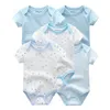 Rompers Fetchmous 5pcs/lot Boys Girls Cartoon Jumpsuit Baby Bodysuits Cute Cotton 0-12 Months Clothing