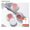 Foreverkey proszek Blusher Paste Red Sun Women Monochrome Blush Puff Shadow Matte Makeup 231229