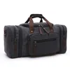 Duffel Bags Canvas Reistas Grote capaciteit Business Carry On Bagage Tote Men Weekender Outdoor Trip Duffle Casual Folding Water-Reslent