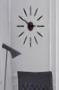 壁の時計3Dミラー表面多数の時計ステッカーホーム装飾リビングルームアートデザイン5651041