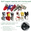 Golf Blade Putter Cover Golf HeadCover Meerdere stijlen Magnetische magische tape Open Close Golf Club Beschermende hoofddeksels Golfbenodigdheden 231229