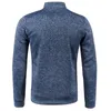 Men's Vests Nice Autumn Winter Zipper Knit Long Sleeves Thin Cashmere Fashion Top Sweater Coat