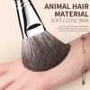 فرش المكياج الأبنوس مقبض احترافي 40pcs سلسلة 009 Goat Hair Smallyclicle Highlighter Brush Tools Beauty