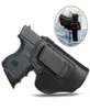 Taktisk osynlig pistol dold bär Universal Belt Type Pistol Gun Holster Leather Dold Case269O6224775