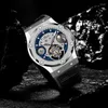 Armbandsur HAOFA Moon Phase Manual Tourbillon Watch for Men Sapphire Day and Night Flying Mechanical Lxury Business 1915