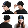 Berets Martini Stripes Beanie Cap Winter Warm Bonnet Femme Knitting Street Outdoor Ski Racing Sport Skullies Beanies Hats Yera