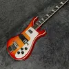 Hot sell good quality 4003 Backer Bass Electric Guitar, Basswood Body, Cherry Sunburst Color, Rosewood Fretboard, 4 Strings Guitarra, Free Shipping- Musical Instruments