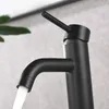 Bathroom Sink Faucets 1pcs Matte Black Stainless Steel Faucet Modern Basin Mixer Tap Single Hole Handle Home Accessories