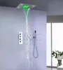 Sets Bathroom Rain And Watefall Shower Faucet Set 50X36 CM LED Shower Head Large Water Flow Shower Valve 00850X36K6MP