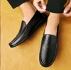 Männer Bootsschuhe Business Atmungsaktive Herren Loafer Schuhe Mokassins Flache Schuhe Casual Echtes Leder Schuhe Slip-on Rutschfeste