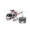 Uçak WLTOYS XK K123 Fırçasız RC Uçak Drone AS350 Ölçek 3D/6D Mod 6Ch Sistem RC Helikopteri RTF Futaba SFHSS oyuncakları ile uyumlu