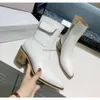 JC Jimmynessity Quality High Shoes Designer Chelsea Boots Jimmys Boot Calfskin Women Chunky Block Heels Booties Luxury Winter Motorcycle Ankle Boot Q4
