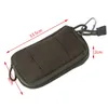 Wallets Tactical Mini Wallet Card Money Key Pack Waist Bag Nylon With Free Carabiner Camping Hiking Outdoor Waterproof Belt Small Pouch