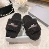 sandal 2024 New style teddy bear Sliders tazz Casual Shoe fuzzy luxury Designer fur Slipper outdoors Mule embroider fluffy sandale Men flat Slide loafer Women Summer