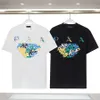 メンズティーポロスラグジュアリーデザイナーTシャツレディースサマーアルファベットプリントファッションパームトップ通気性カジュアルビーチウェア半袖クルーネック02 LSEY