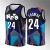 Maglia da basket giovanile personalizzata da uomo e da donna Brooklyn''Nets''Men Mikal Bridges Cam Thomas Ben Simmons 2023-24 Maglia da città autentica