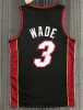 Anpassade herrkvinnor Youth Kids 2022-23 City White Basketball Jerseys Dwyane 3''Wade''Lebron 6''James''red Black