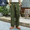 Herrenhose SauceZhan UK ARMY Gurkha OG-107 Fatigue Classic Military Olive Sateen Wide Leg Capris Casual