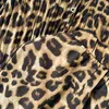 Fatos femininos outono elegante mulheres 2 peças conjunto leopardo impressão manga longa camisas casual solto pantalon outfits moda vintage