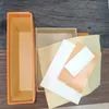 Orange Geschenkverpackung für den Einzelhandel, Schubladenboxen, Stoffbeutel mit Kordelzug, Kartenzertifikat, Broschüre, Einkaufstasche für Schmuck, Halsketten, Armbänder, 251M