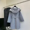 レディースウールデザイナージャケットウィンターファッションクラシックレタープリントブランドコート