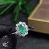 Shop Promotion Specials Natural Emerald Ring Clearance 925 Silver Size는 사용자 정의 할 수 있습니다 Y1124200T