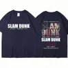 Camisas Anime Slam Camiseta Ryota Miyagi Hisashi Mitsui Camisetas Homens Mulheres Shohoku Basket Ball Team Manga Curta Camisetas Oversized