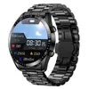 Regardez un nouvel appel Bluetooth Smart Watch Business en acier inoxydable Call Watch ECG Sports Watch