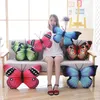 Colorful Butterfly Plush Pillow Stuffed Lifelike Butterfly Throw Pillow Cushion Home Sofa Decoration Cushion 231229