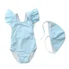 Set Neue Sommer Kinder Badeanzug Mädchen Baby Gestreiften Flash Badeanzug Mädchen Nette Badeanzug Kleinkind Bademode