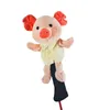 Cute cartoon animals Golf Club Head Covers Wood Head covers Driver Cover Plush doll protective cover 231229