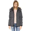 Designer Down Jackets blanc canada canard volière féminine parkas veste collier hiver puffer réel wolf manteau de fourrure arctique trim