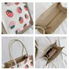 Reusable Wholesale Promotional Eco-friendly Printed Wine Tote Grocery Coffee Cosmetic Gift Shopping Jute Bag FMT-4253