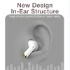Fones de ouvido Genai Bluepods Mini fones de ouvido sem fio Bluetooth 5.1 fones de ouvido Inear Handsfree Tws Earphone para smartphone
