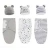 Cobertores 1/2PCSBabies Sacos de Dormir Bebê Nascido Cocoon Swaddle Envoltório Envelope Algodão 0-6 Meses Cobertor Swaddling Sleepsack