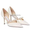 JC Jimmynessity Choo Heels Shoes high quality Lady High shoes Brand Wedding Party Dress Pumps Shoe Women Highheels Aurelie Orsay Pump Patent Leather Tip Sexy Ladys Sh
