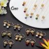 Boucles d'oreilles Collier Cring Coco Multi-couleur Perle Ensembles de Bijoux Hawaïen Or Rose Polynésien Frangipanier Pendentif Colliers Cerceau Ensemble 254L