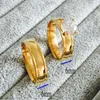 Nigdy nie zanikał 6 mm 18K Gold Gold Big Zircon Cz Diamentowy zestaw pierścionkowy Pierścień Wedding Miłośnicy stali nierdzewnej Pierścień dla kobiet3432