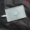 Hiphop Rectangle Letter Sterling Sier Bling Full Iced Out Moissanite Custom Pendant