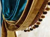 Haute niestandardowe włoskie aksamitne zasłony światło luksusowy europejski prosty nowoczesny na salon sypialnia kolorowy kolor kolorów 25041675