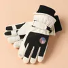 Five Fingers Gloves Women Leather Five Fingers Gloves Winter Short Fleece Glove Warming Thickened Glove Trendy Stylish Protective Gloves Present