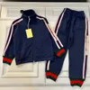 Clothing Sets Brand Kids Tracksuits Side Stripe Stitching Baby Clothes Boy Jacket Suit Size 110-160 Autumn Coat And Pants Nov05 Drop D Dhe7S