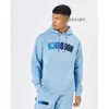 Sport Hoodrich Tracksuit Letter Toekjes geborduurde winter sweatshirt hoodie voor mannen kleurrijke groothandel