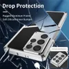 Genuine Carbon Fiber Metal Case for Samsung Galaxy S23 Ultra S23+ Glass Film Armor Cameral Lens Protect Full Cover