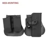 Sacs Sacs extérieurs imi Holster Défense de défense de la défense Tactique pour Glock 17 19 22 23 SPCH MAGAZINE DOUBLE 9MM 230322